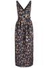 Jules floral brocade maxi dress