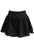 Crinoline ribbed-knit shorts 