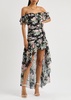 Paradise Garden floral-print chiffon dress