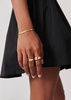 Dome 18kt gold-plated vermeil ring 