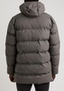 Alta long quilted rubberised coat