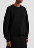 Ribbed wool-blend jumper 