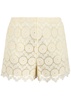 Margarita macrame lace shorts