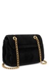 Small velvet cross-body bag 