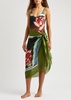 Roses printed modal-blend sarong 