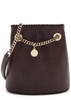 Falabella python-effect faux leather bucket bag 