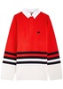 Cypher striped wool polo shirt