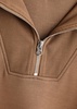 Catherine half-zip stretch-jersey sweatshirt