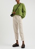 Padow cropped corduroy trousers