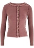 Its On ribbed stretch-cotton cardigan