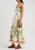 Players printed linen maxi dress 