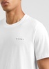 Logo-embroidered cotton T-shirt 