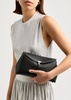 T-Lock leather clutch 