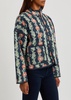 Chloe floral-print quilted cotton jacket