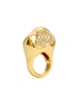 Solanales 14kt gold-plated ring