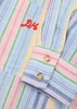 Skyla striped cotton-blend shirt 