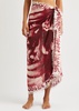 Diablo printed modal-blend sarong 