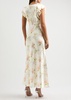 Kingley floral-print silk-satin maxi dress 