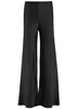 Bias Elephant wide-leg satin trousers