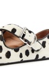 Criss Cross printed calf-hair ballet flats 