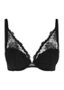 Intrigue tulle padded underwired bra