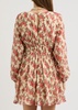 Keep You floral-print cotton mini dress 