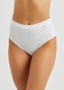 Comfort high-waist stretch-cotton briefs