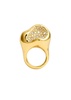 Solanales 14kt gold-plated ring