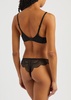 Reve lace underwired plunge bra 