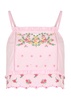 Rosie floral-embroidered cotton top