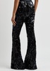 Shimmering Attraction sequin-embellished trousers