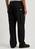 Arch logo-print cotton cargo trousers