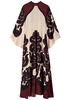 Magnifico printed silk-satin maxi dress