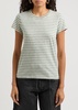 The Slub striped cotton T-shirt