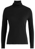 Turtleneck jersey top 