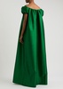 Rianne off-the-shoulder taffeta maxi dress