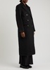 Drew double-breasted wool-blend coat