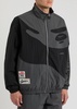 Panelled nylon track jacket 