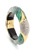 Madera 14kt gold-plated and Lucite bracelet