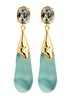 Bonbon small 14kt gold-plated drop earrings