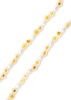 Daisy Flower 18kt gold-plated beaded necklace 