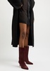 Stiletto 60 suede mid-calf boots 