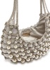 Ostrica Nodi crystal-embellished satin shoulder bag