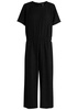 Pleated wide-leg jumpsuit