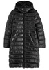 Moka quilted shell coat