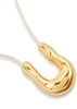 Wishbone satin-cord necklace 