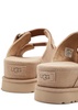 Goldenstar Hi suede flatform sliders