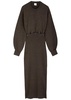 Zothy wool-blend maxi dress 