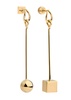 Les Boucles Nodo mismatched drop earrings 