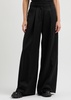 Wide-leg woven trousers